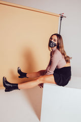 MASCARILLA PEONÍA NEGRA / KAUSIMASK