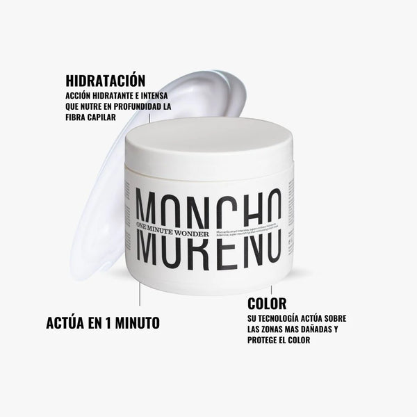 MONCHO MORENO MASCARILLA ONE MINUTE WONDER - 500ml