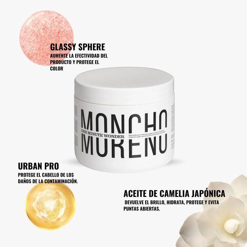 MONCHO MORENO MASCARILLA ONE MINUTE WONDER - 500ml